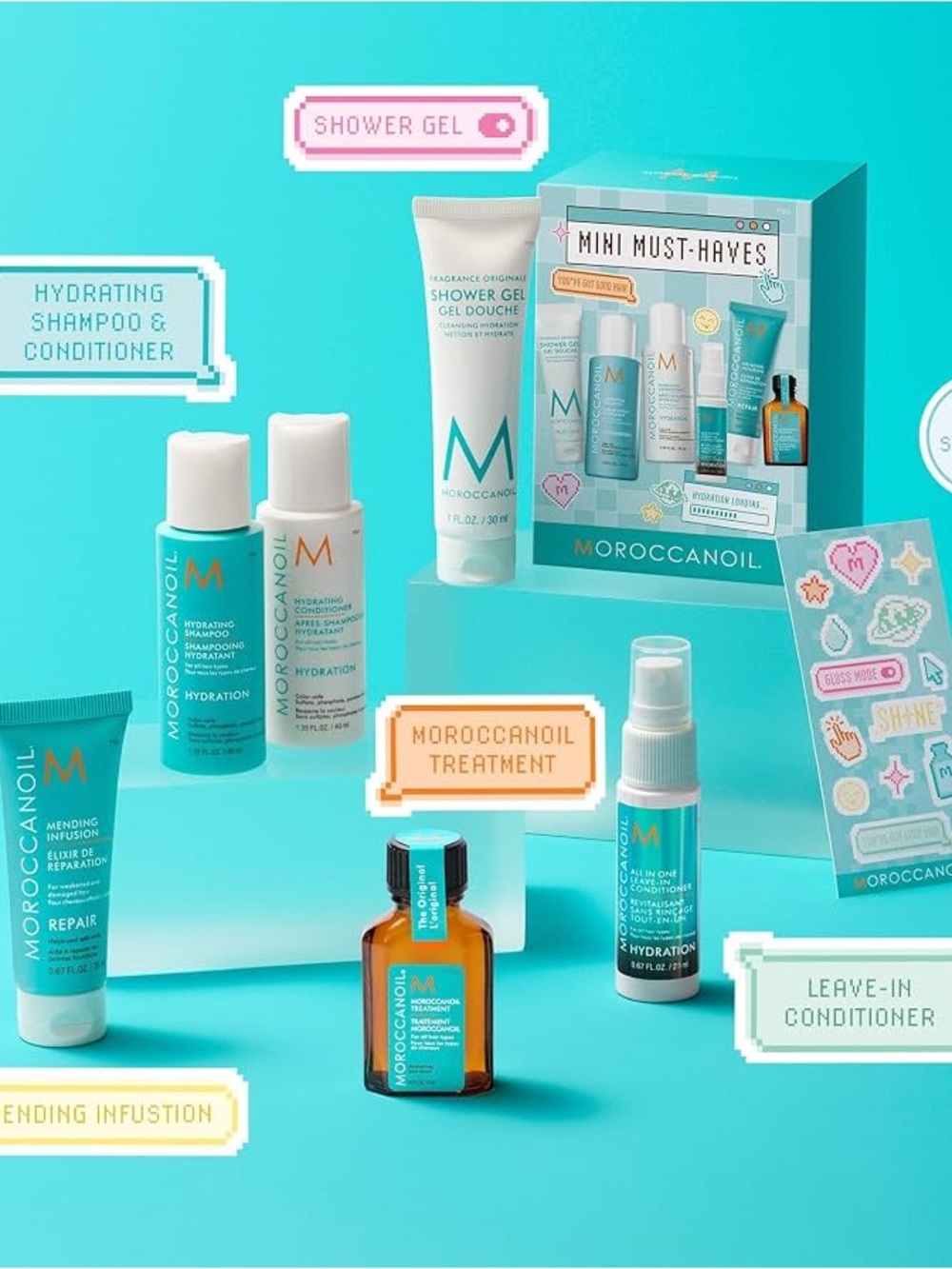 Moroccanoil Hydration Mini Must-Haves Set - Turquoise